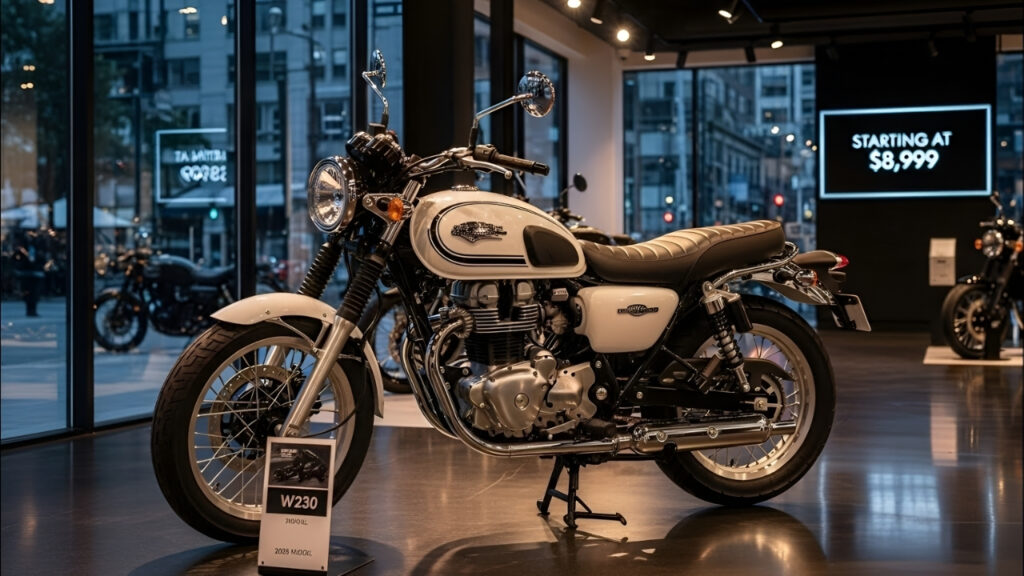 Kawasaki W230 2026: La nueva joya retro que conquista Corea
